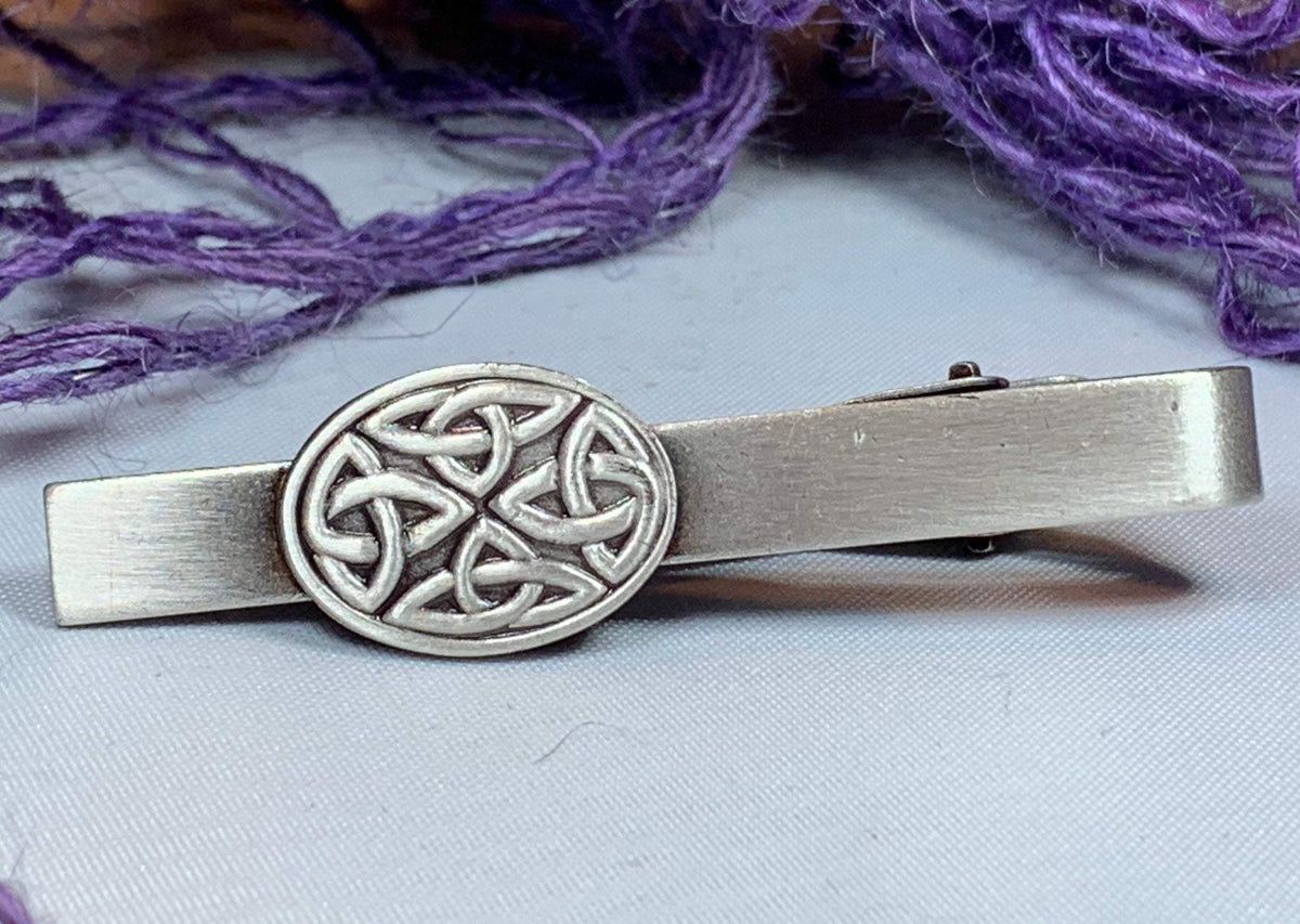 Cormac Celtic Tie Bar – Celtic Crystal Design Jewelry