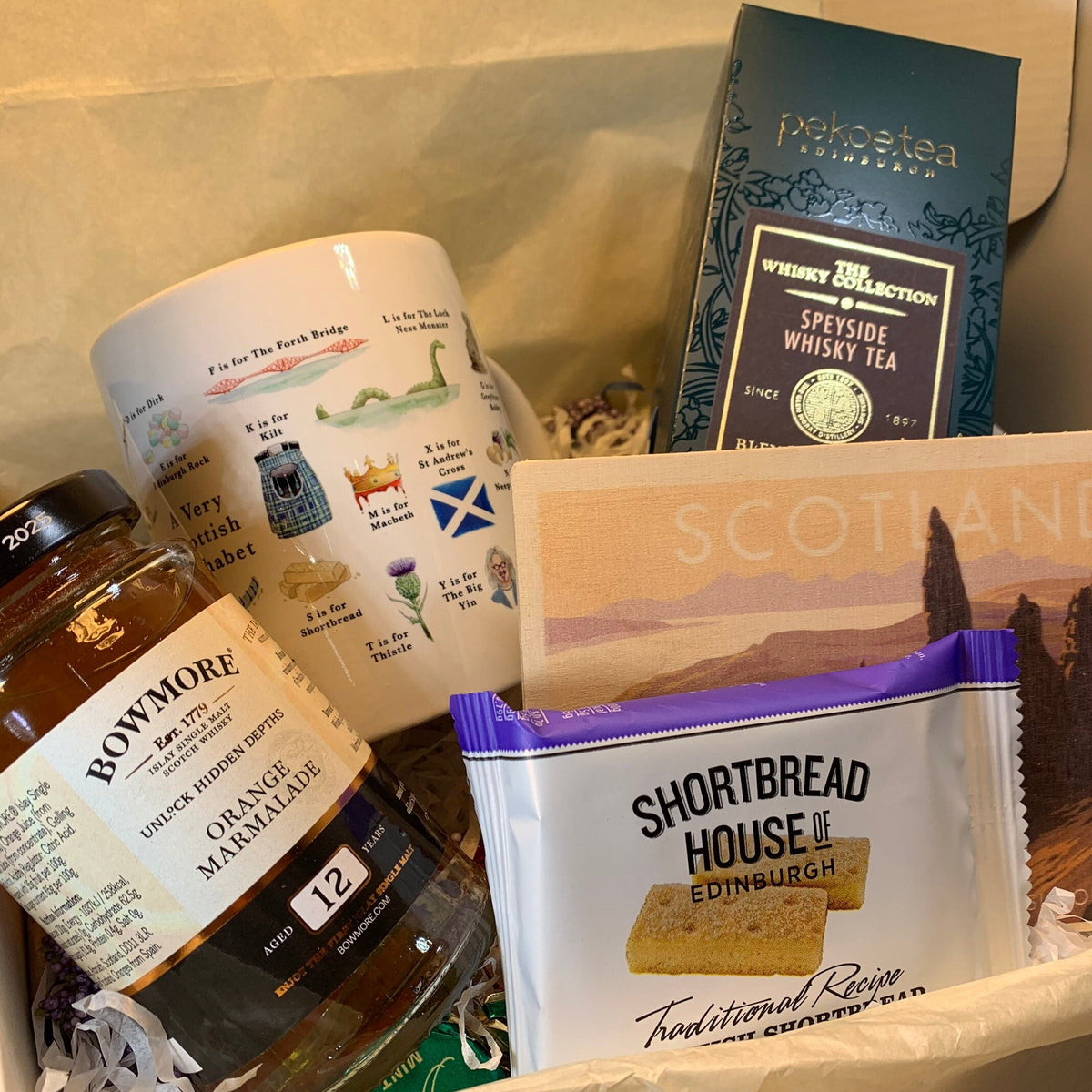 True Scot Scottish Whisky Tea Gift Box – Celtic Crystal Design Jewelry