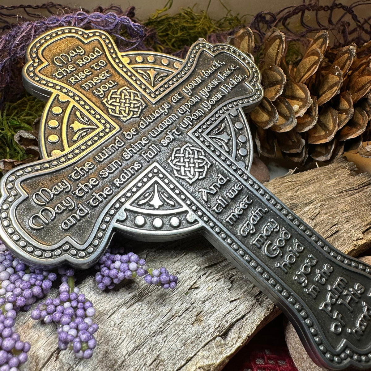 Irish Blessing Ceramic Wall Art – Celtic Crystal Design Jewelry