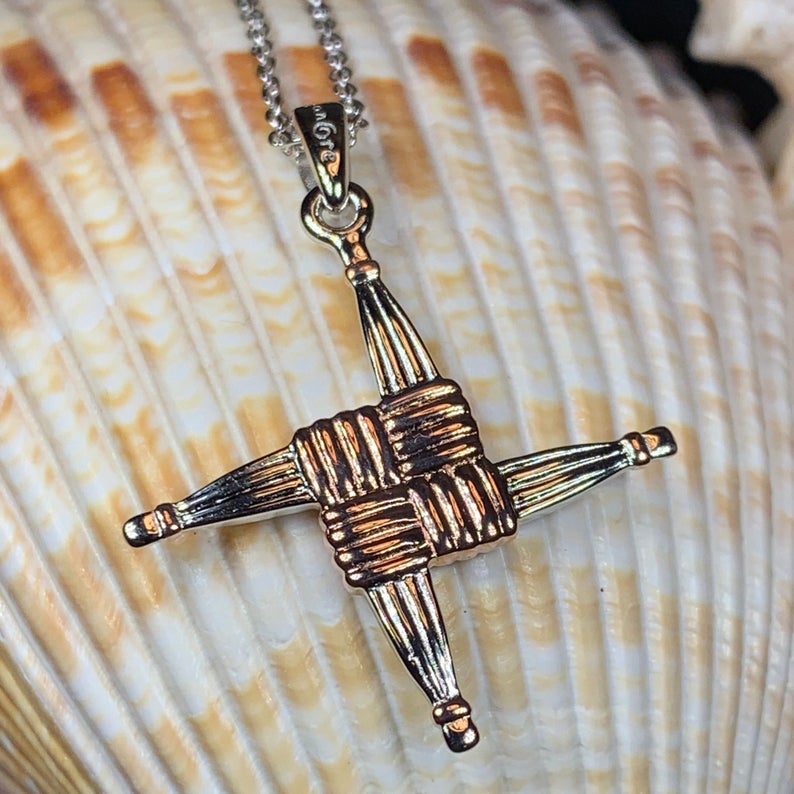 Protection St. Brigid's Cross Necklace 24