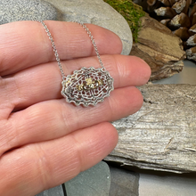 Load image into Gallery viewer, Irish Lace Claddagh Necklace
