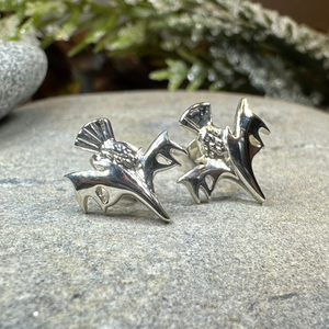 Modern Thistle Earrings