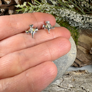 Modern Thistle Earrings