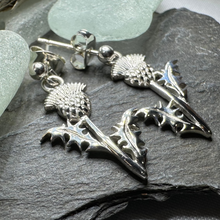 Load image into Gallery viewer, Realistic Thistle Earrings
