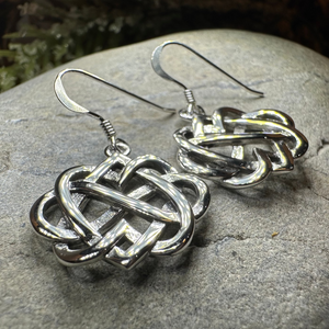 Infinite Love Heart Earrings