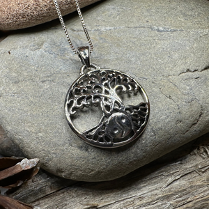 Yin Yang Tree of Life Necklace