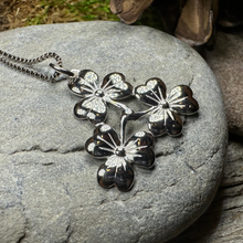 Load image into Gallery viewer, Triple Shamrock Necklace
