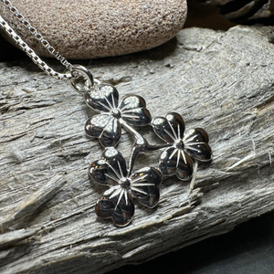 Triple Shamrock Necklace