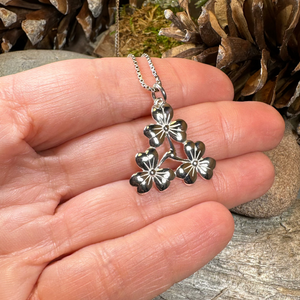 Triple Shamrock Necklace