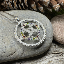 Load image into Gallery viewer, Colors of Ireland Celtic Knot Necklace
