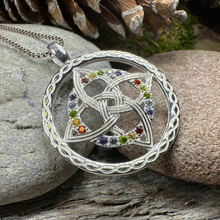 Load image into Gallery viewer, Colors of Ireland Celtic Knot Necklace
