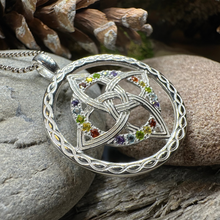 Load image into Gallery viewer, Colors of Ireland Celtic Knot Necklace
