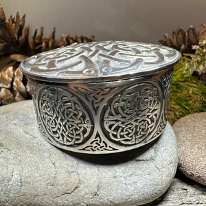 Round Celtic Trinket Box