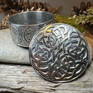 Round Celtic Trinket Box