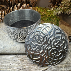 Round Celtic Trinket Box