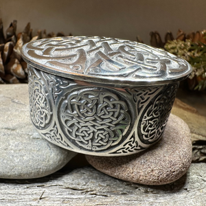 Round Celtic Trinket Box