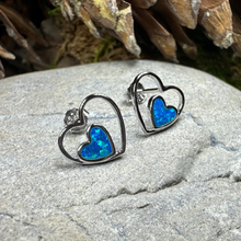 Load image into Gallery viewer, Double Heart Stud Earrings
