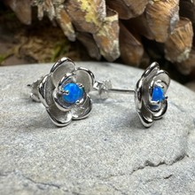 Load image into Gallery viewer, Wild Irish Rose Opal Earrings
