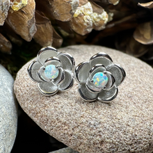 Load image into Gallery viewer, Wild Irish Rose Opal Earrings
