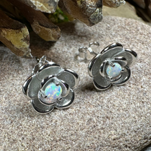 Load image into Gallery viewer, Wild Irish Rose Opal Earrings
