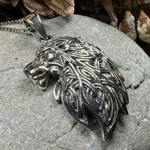 Load image into Gallery viewer, Lael Celtic Lion Necklace
