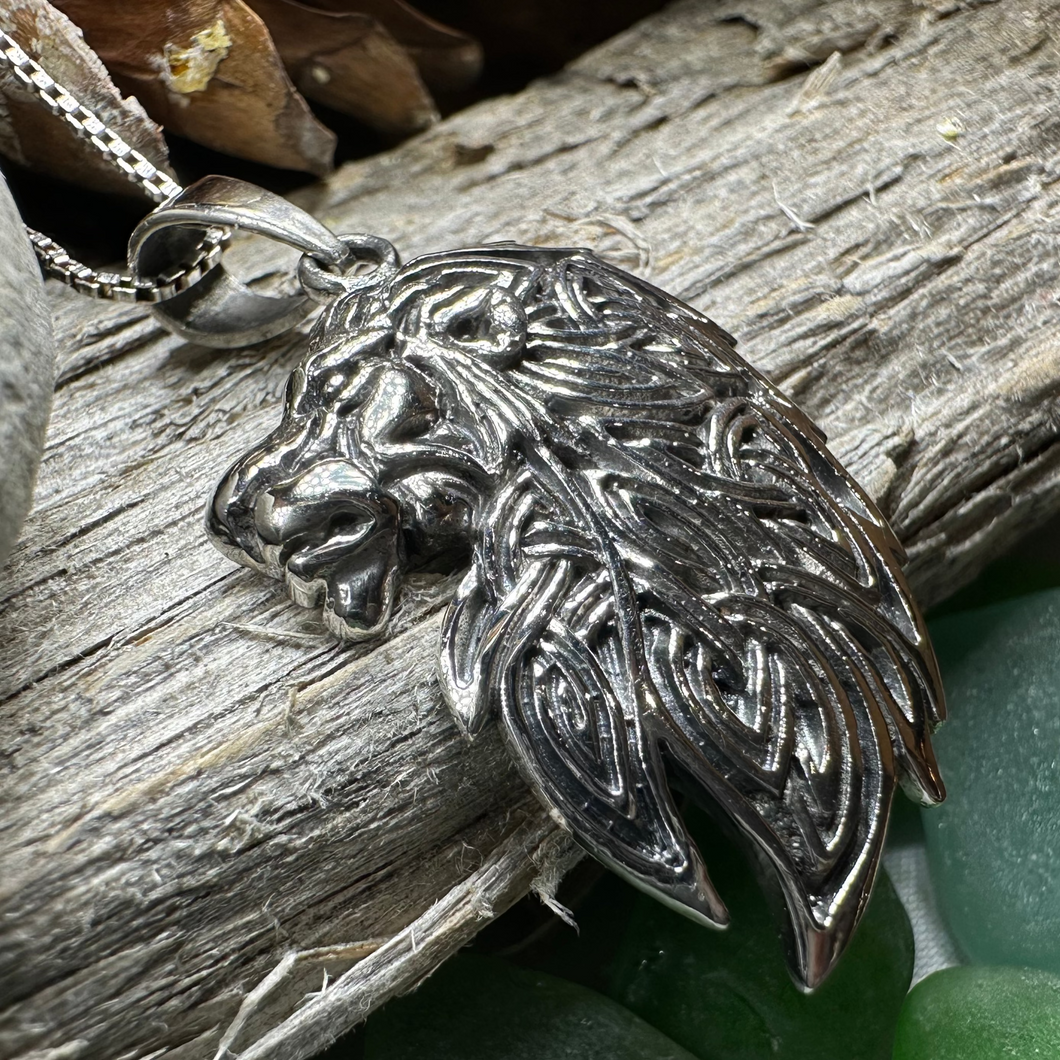 Lael Celtic Lion Necklace