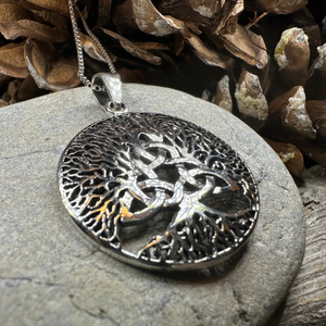 Tree of Life Triquetra Necklace