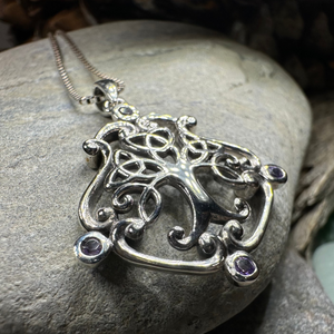 Amethyst Tree of Life Necklace