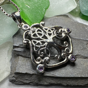 Amethyst Tree of Life Necklace