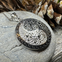 Load image into Gallery viewer, Celtic Yin Yang Necklace
