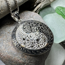 Load image into Gallery viewer, Celtic Yin Yang Necklace
