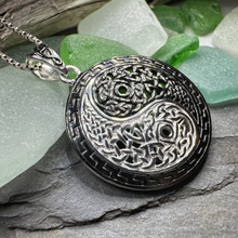 Load image into Gallery viewer, Celtic Yin Yang Necklace
