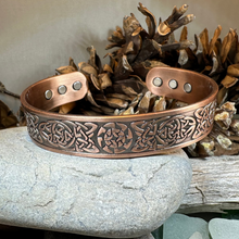 Load image into Gallery viewer, Pictish Copper Cuff Bracelet
