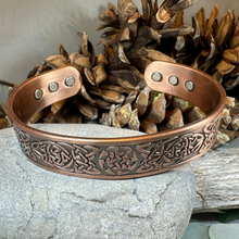 Load image into Gallery viewer, Pictish Copper Cuff Bracelet
