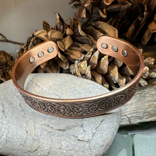 Load image into Gallery viewer, Pictish Copper Cuff Bracelet
