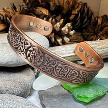 Load image into Gallery viewer, Pictish Copper Cuff Bracelet
