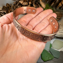 Load image into Gallery viewer, Pictish Copper Cuff Bracelet
