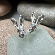 Load image into Gallery viewer, Thistledown Rabbit Post Earrings
