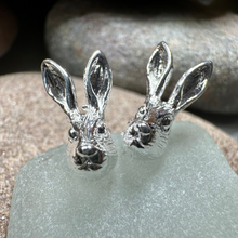 Load image into Gallery viewer, Thistledown Rabbit Post Earrings
