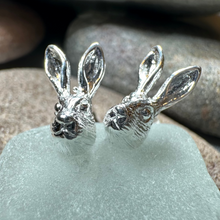 Load image into Gallery viewer, Thistledown Rabbit Post Earrings
