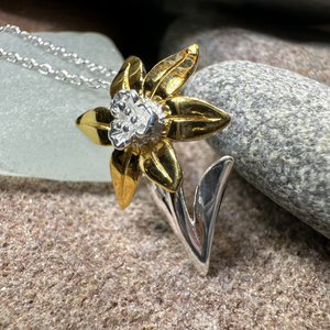 Golden Welsh Daffodil Necklace