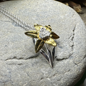 Golden Welsh Daffodil Necklace