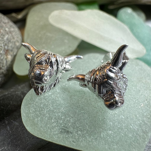 Wee Coo Highland Cow Earrings