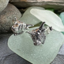 Load image into Gallery viewer, Wee Coo Highland Cow Earrings
