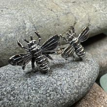 Load image into Gallery viewer, Realistic Bee Post Earrings
