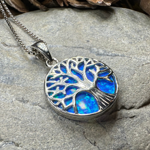 Load image into Gallery viewer, Persephone Opal Tree of Life Necklace
