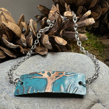 Load image into Gallery viewer, Ancient Oak Tree of Life Copper Bracelet
