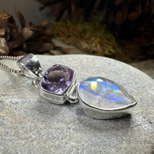 Load image into Gallery viewer, Celtic Morning Moonstone Necklace
