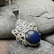 Load image into Gallery viewer, Lyria Celtic Triple Spiral Necklace
