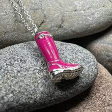 Load image into Gallery viewer, Rainy Day Wellies Boot Necklace
